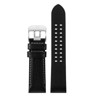 Genuine Black Leather Strap - 3500, 3250 and 0920 Series - 24mm