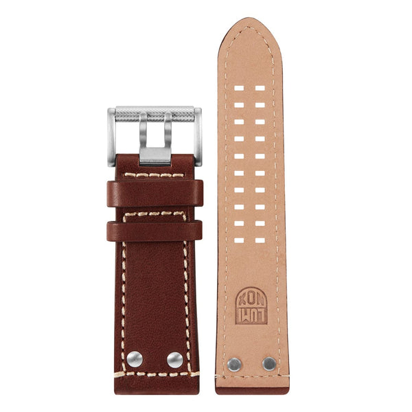 Brown Genuine Leather Strap, 26mm