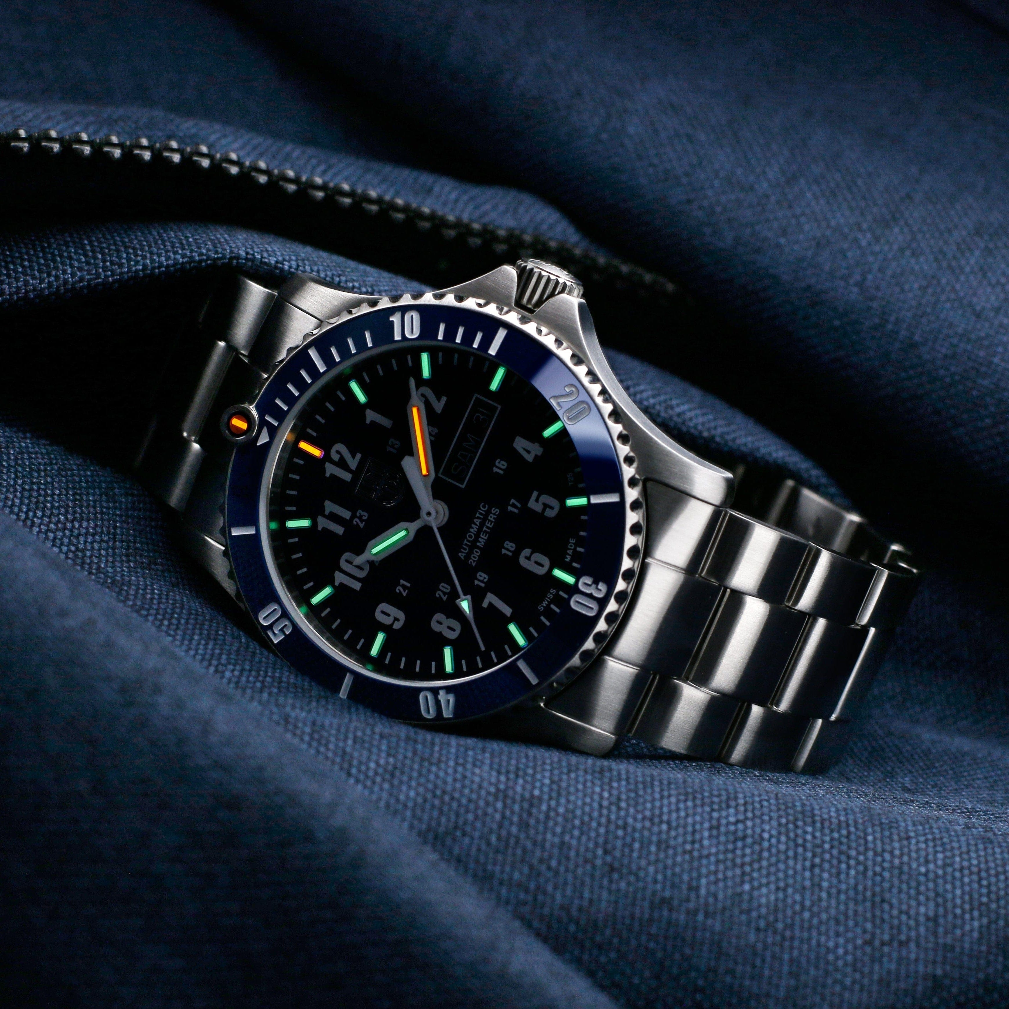 Automatic Sport Timer, Blue Automatic, 42 mm Luminox Watches