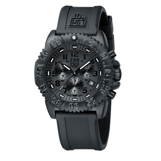 Navy SEAL Colormark Chronograph, 44 mm, Military Dive Watch, Blackout