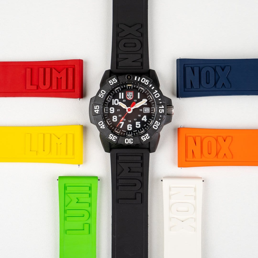 Cut-to-Fit Rubber Watch Strap, 24 mm Luminox Watch