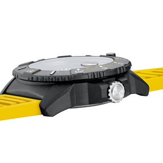 Navy Seal, 45 mm, Military Dive Watch - 3601.GF, Side view with crown and strap